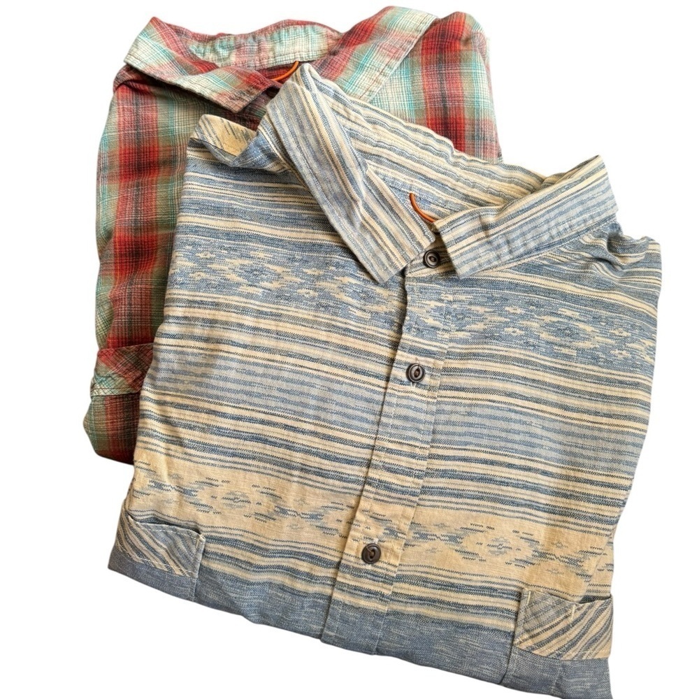 Foundry Button Down Short Sleeve Shirts 4XLT
